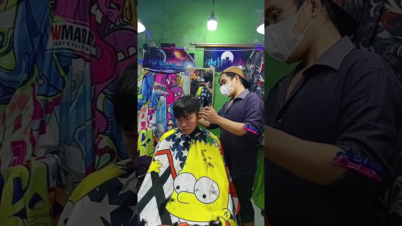 Pangkas Rambut Al-Hirsyun ✂️ Barbershop 24 Jam Batu Ceper | Depan PT Cussons