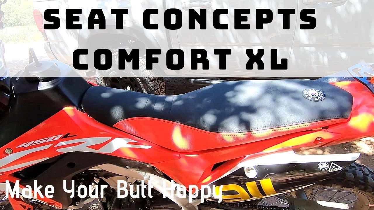 Seat Concepts Comfort XL on the Honda CRF450L Dual Sport Adventure Bike Makes my Butt Happy