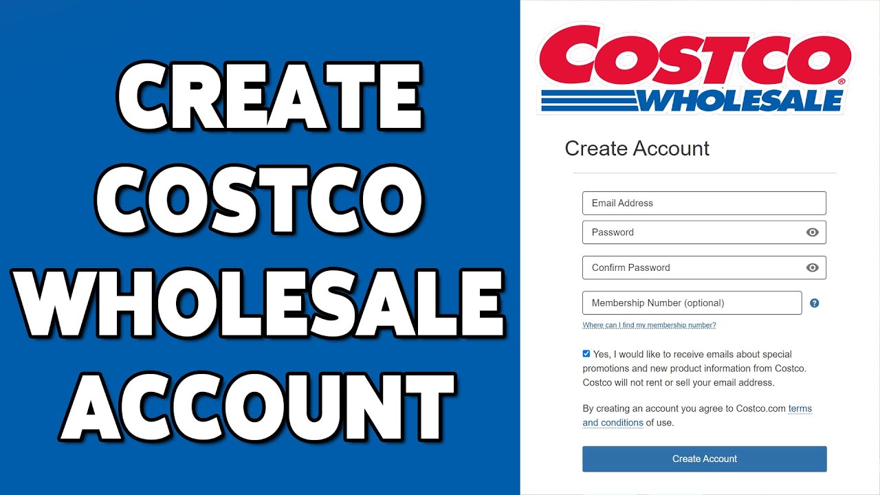 Руководство по регистрации учетной записи Costco, 2023 | Создайте учетную запись для оптовых поку...