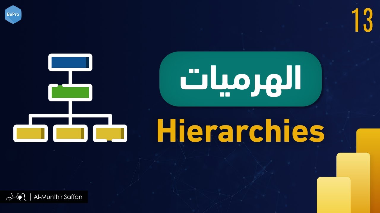 13 الهرميات Hierarchies in Power BI