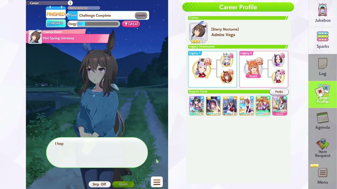 Umamusume: Pretty Derby - Admire Vega Hot Springs event [Eng/Global]
