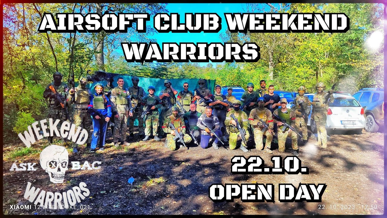 22.10.2023 AIRSOFT CLUB WEEKEND WARRIORS BAČ - OPEN DAY