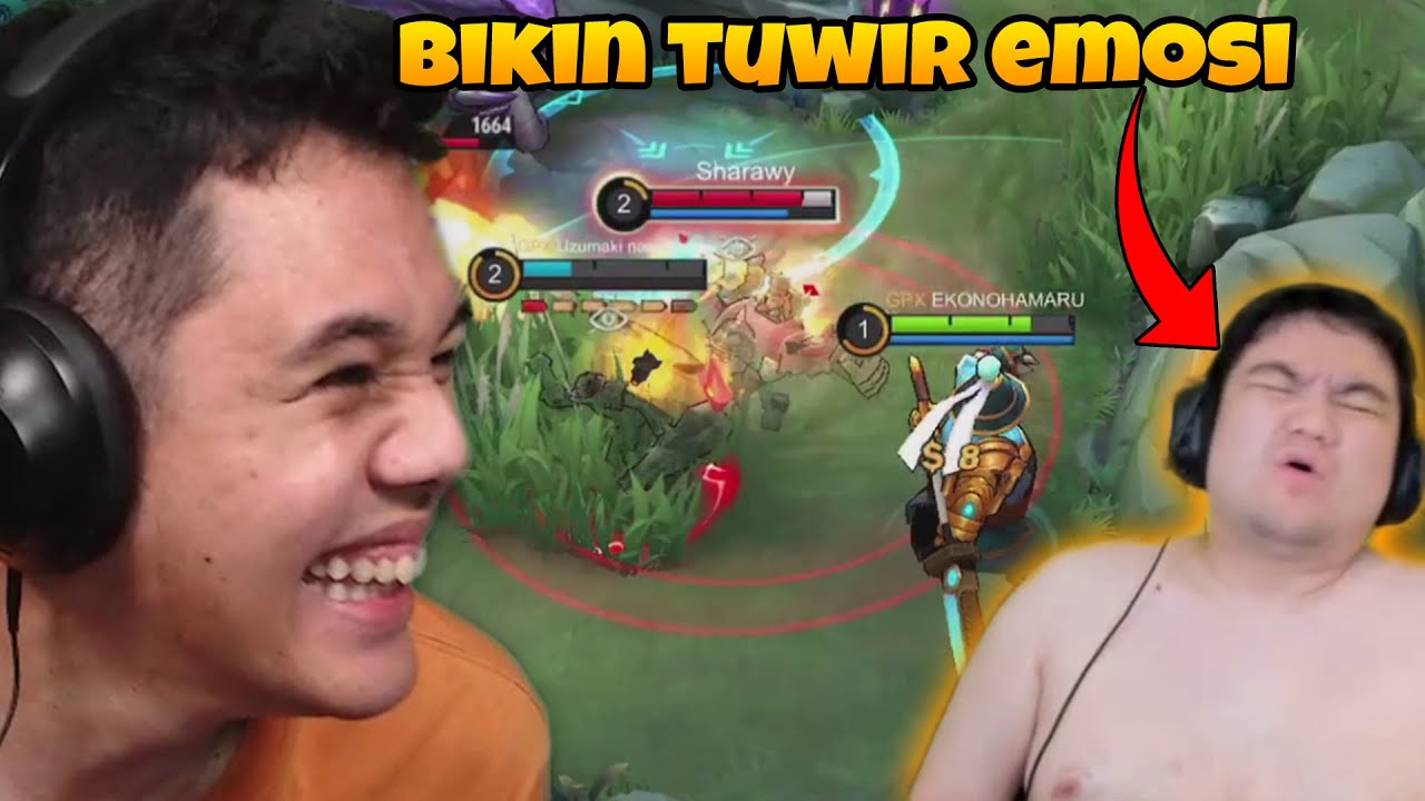 Seharian Bikin DONKEY Marah2 , Sampe Mau AFK Dia Ngakak PARAH Coy!! - Mobile Legends