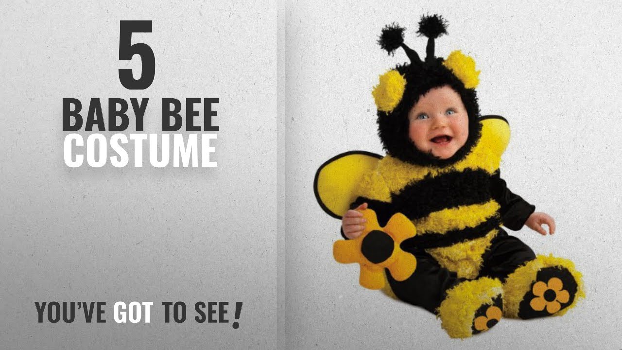 Top 10 Bee Baby Costume [2018]: Rubie's Costume Noah's Ark Buzzy Bee Romper Costume, Yellow, 6-12