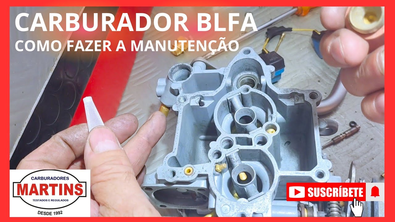 Carburador BLFA - Solex/ motor CHT/ Como fazer a manutenção e troca de reparos?/ Martins carburador