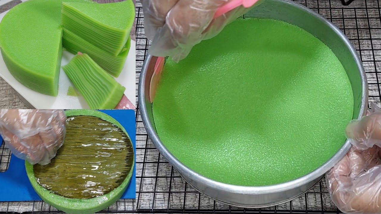 pantes aja viral ternyata memang enak banget !! kalau dijual pasti laris banget! lapis india pandan