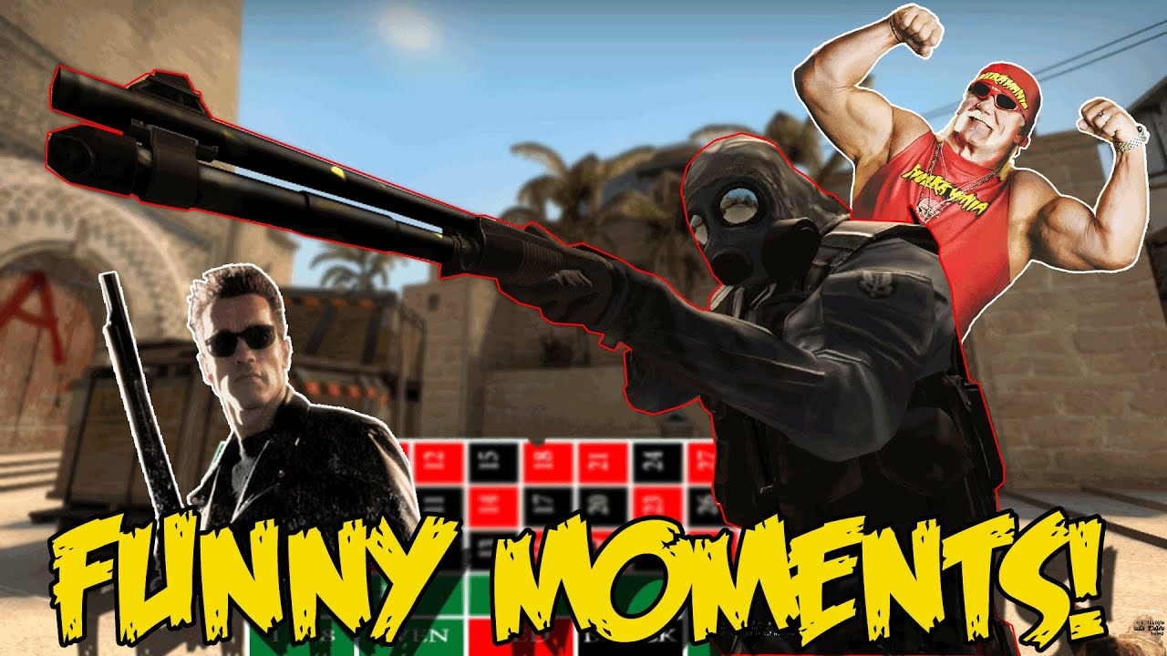 CS:GO FUNNY MOMENTS - TERMINATOR, HULK HOGAN & MORE (STRAT ROULETTE)