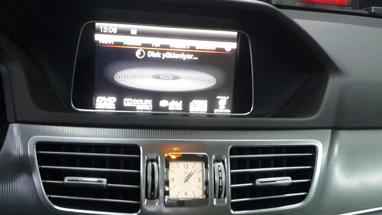 Mercedes E Serisi W212 Comand NTG 4 5 TR Navigasyon USB DVD Bluetooth M&uuml;zik Geniş Ekran