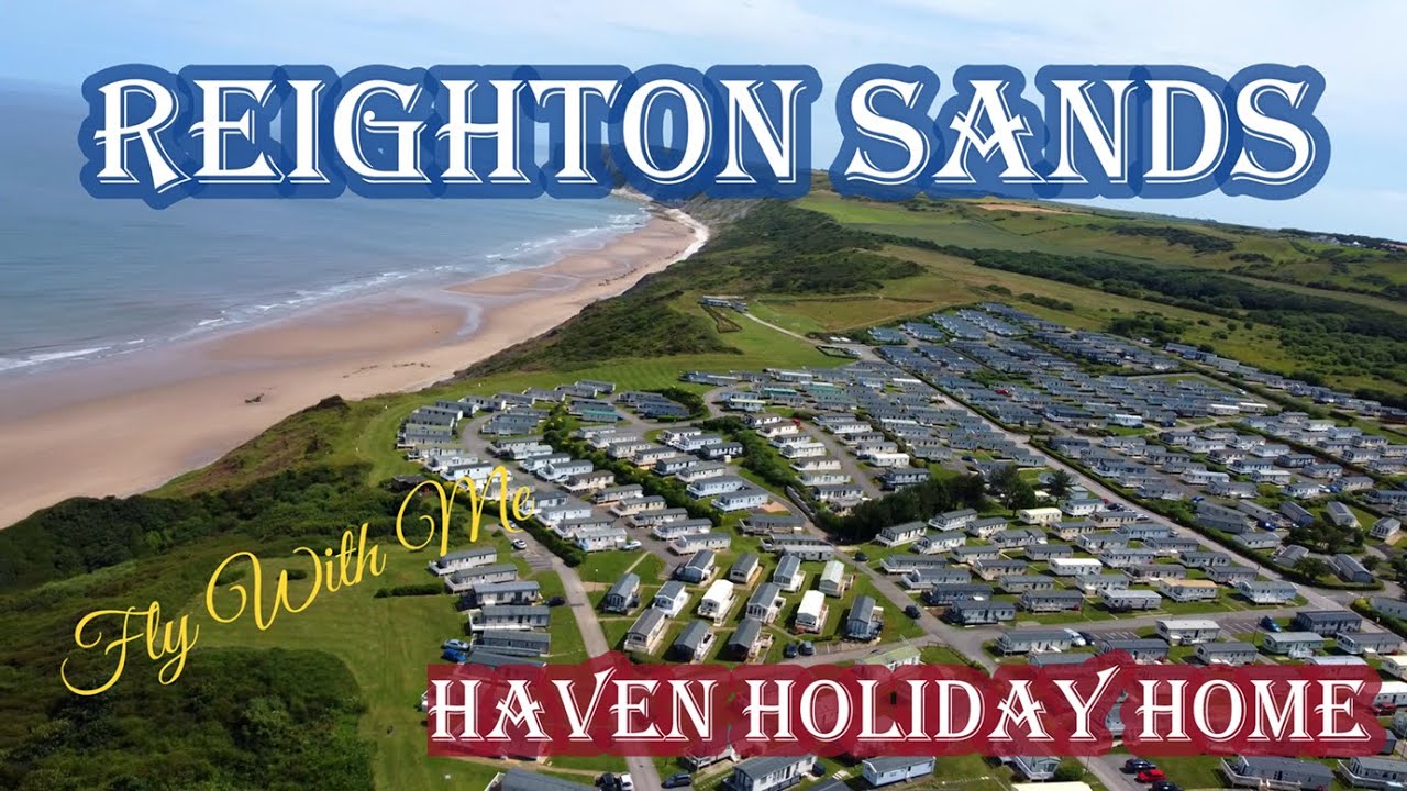 Дом для отпуска Reighton Sands Haven, Север | Йоркшир, Англия, дрон DJI Mini2, видео