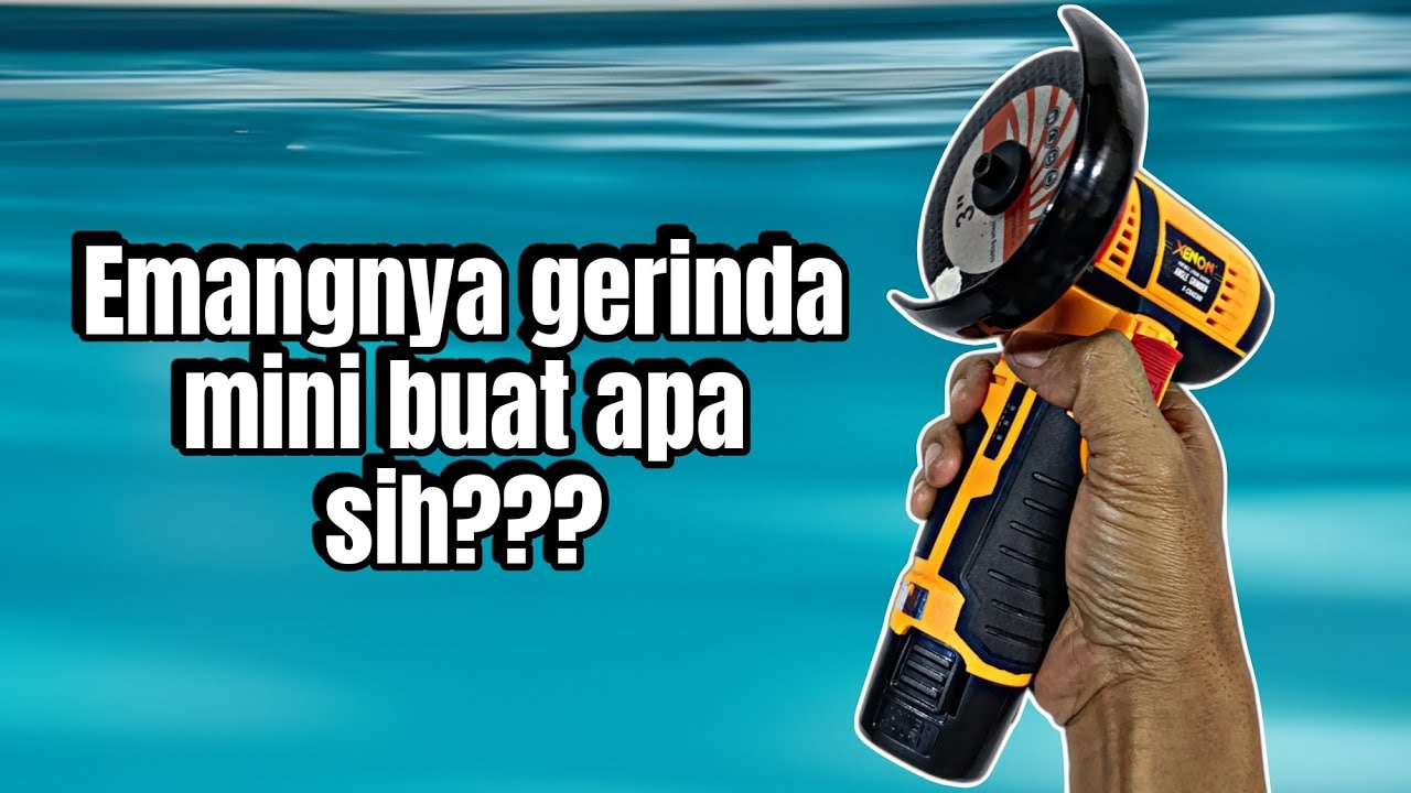 UNBOXING REVIEW DAN TES GERINDA MINI XENON 12v