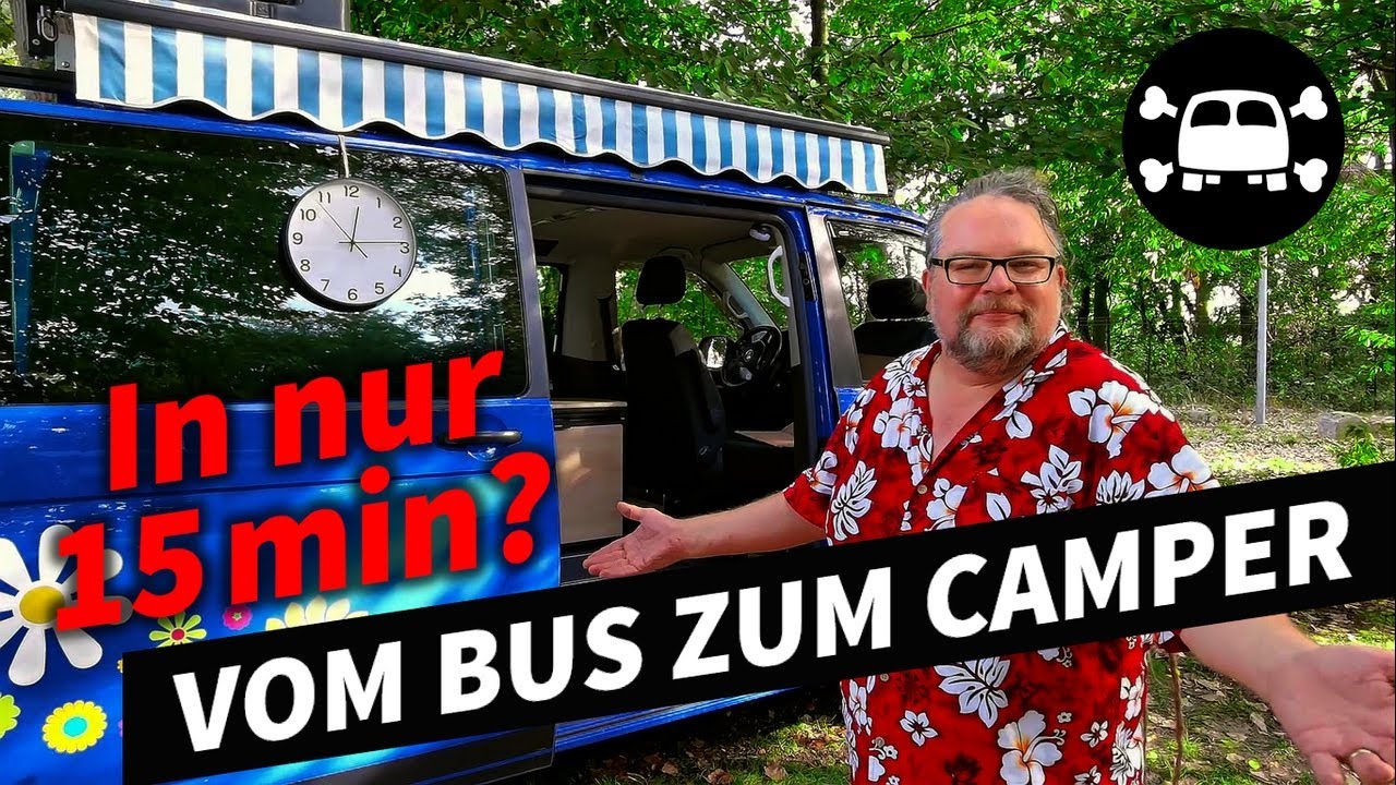 In 15 Minuten vom Bus zum Camper? Der Beweis: PIRATE VANS macht es möglich