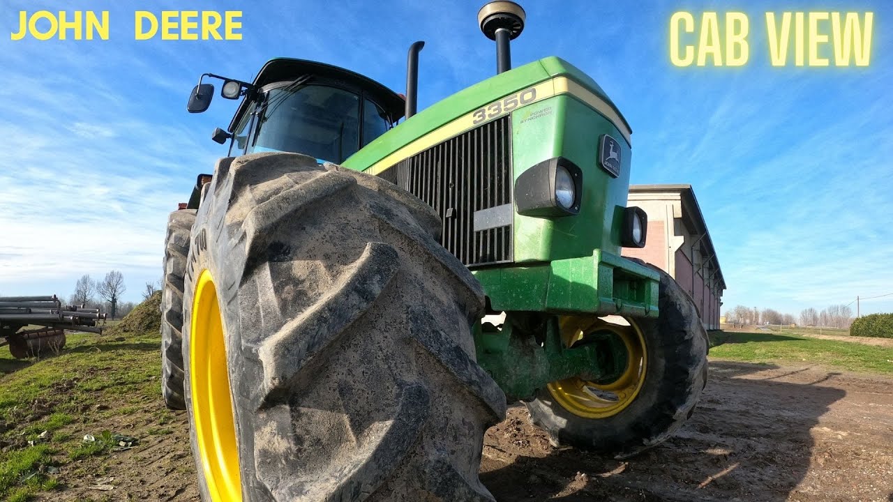 CAB VIEW | JOHN DEERE 3350 | TRANSPORT BRANCHES 2K21