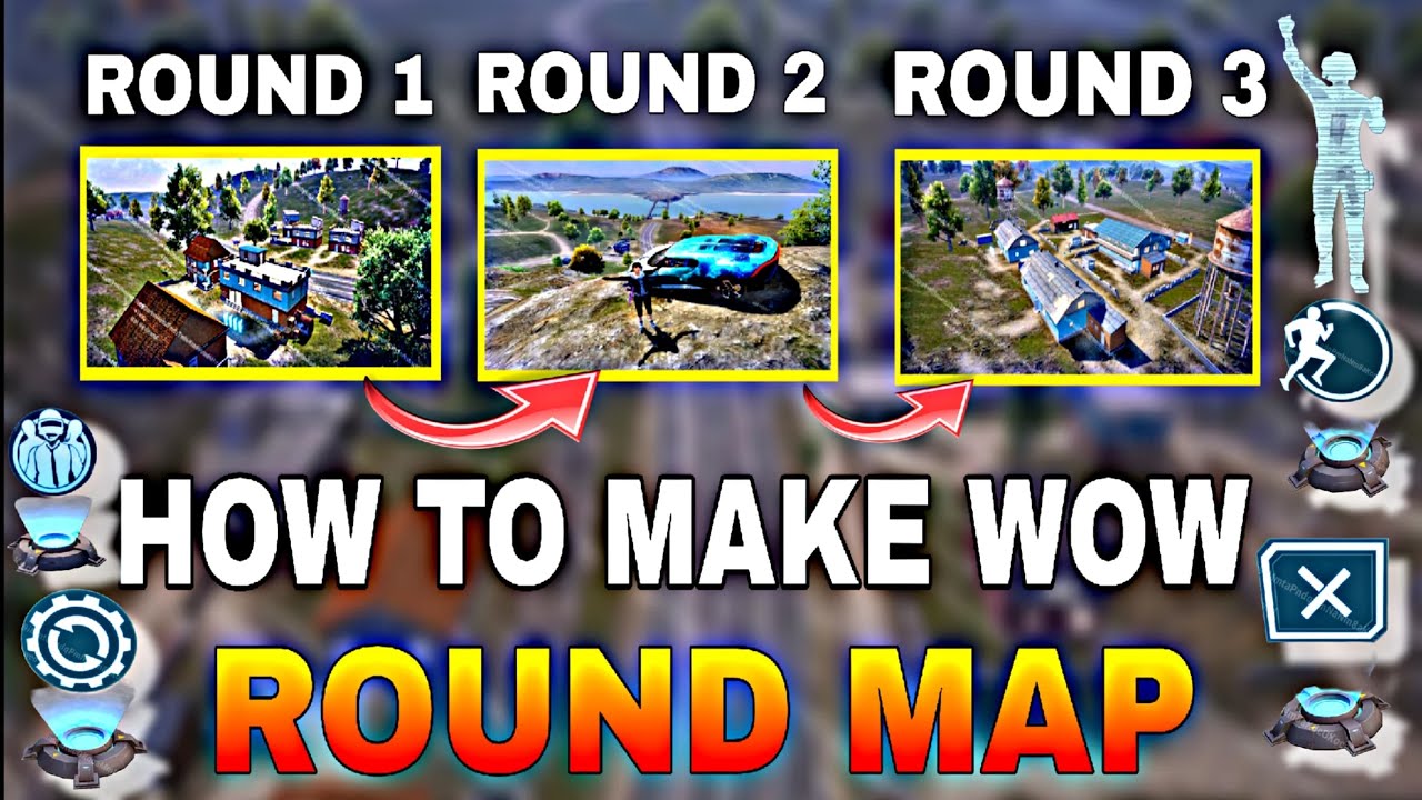 How To Make Wow Rounds Map | How To Create Round Map | Erangel Round Map Setting | PUBG MOBILE 