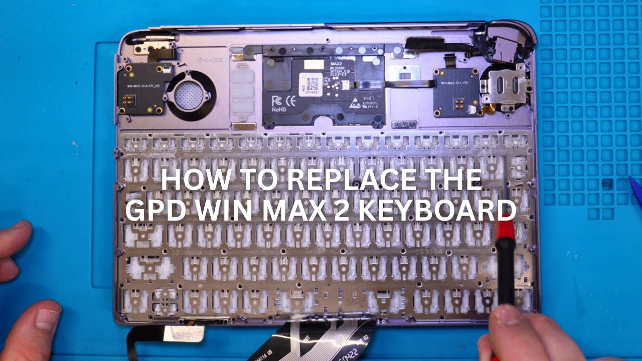 Как заменить клавиатуру на GPD WIN MAX 2