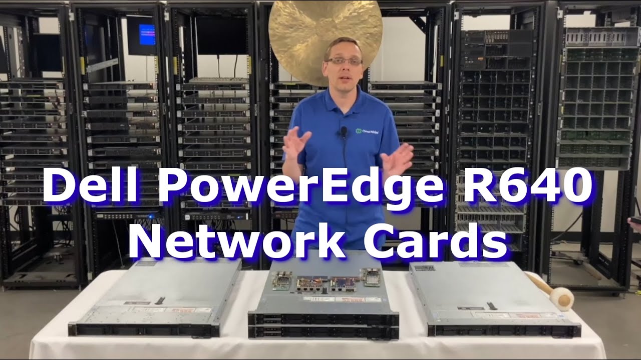 Сетевые карты сервера Dell PowerEdge R640 | Варианты сетевых карт | Сетевая карта 1GbE 10GbE RJ45...