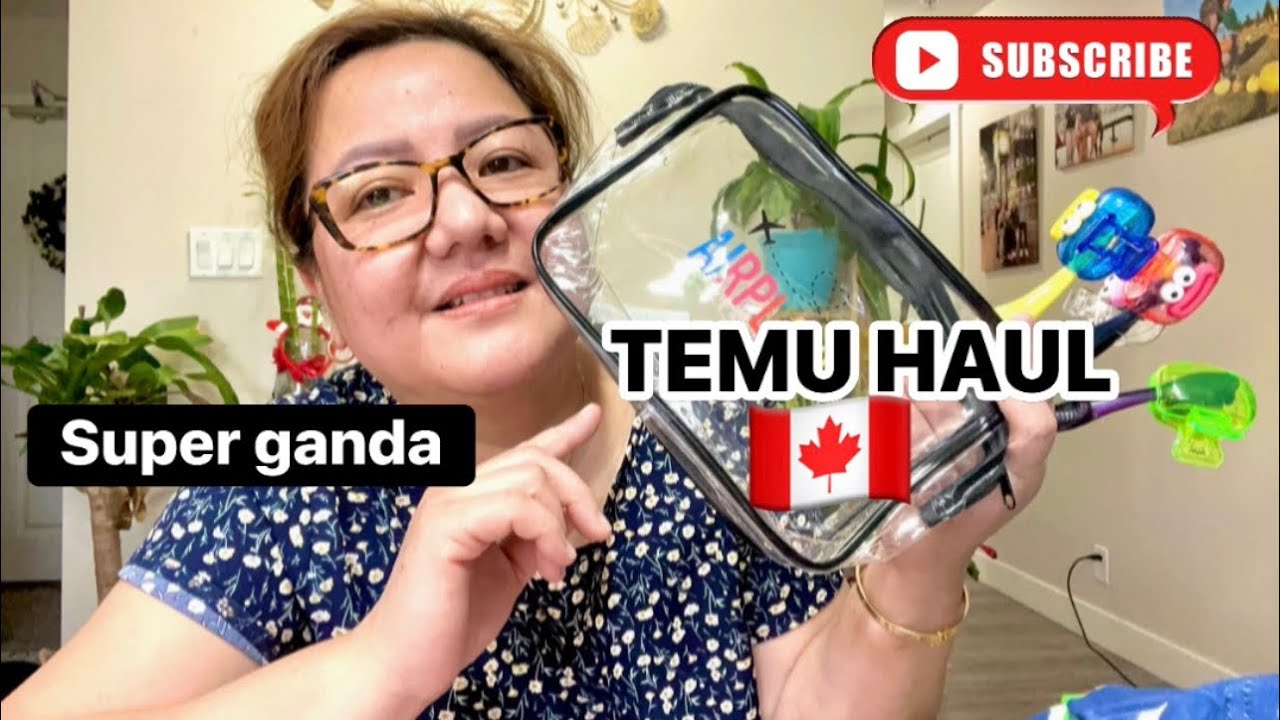 BUMILI AKO SA TEMU NG MGA LUGGAGE COVER ETC/TEMU CANADA/TEMU HAUL/PINOYCANADA/BRITISH COLUMBIA