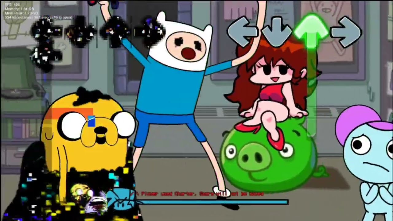 Friday Night Funkin' New VS Pibby Finn & Jake | Pibby x FNF Mod (Pibby Adventure Time)