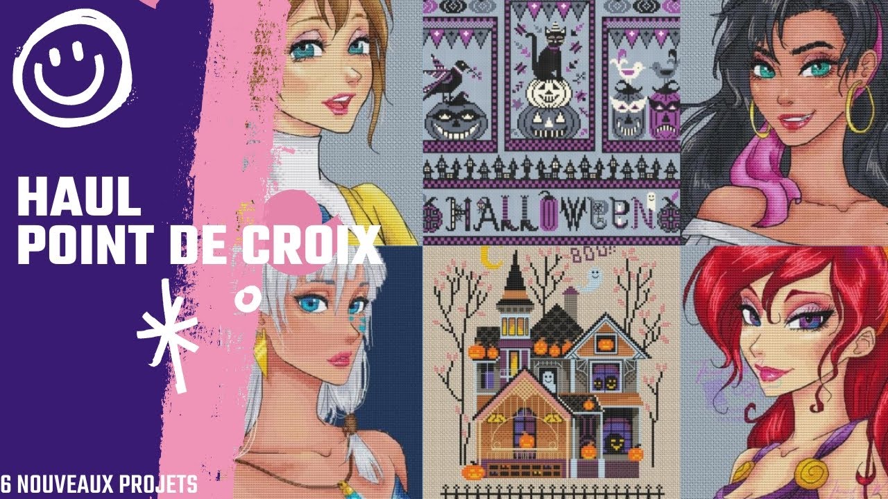 Haul point de croix ~ Que des coups de cœurs ces nouveaux projets 💜🥰❤