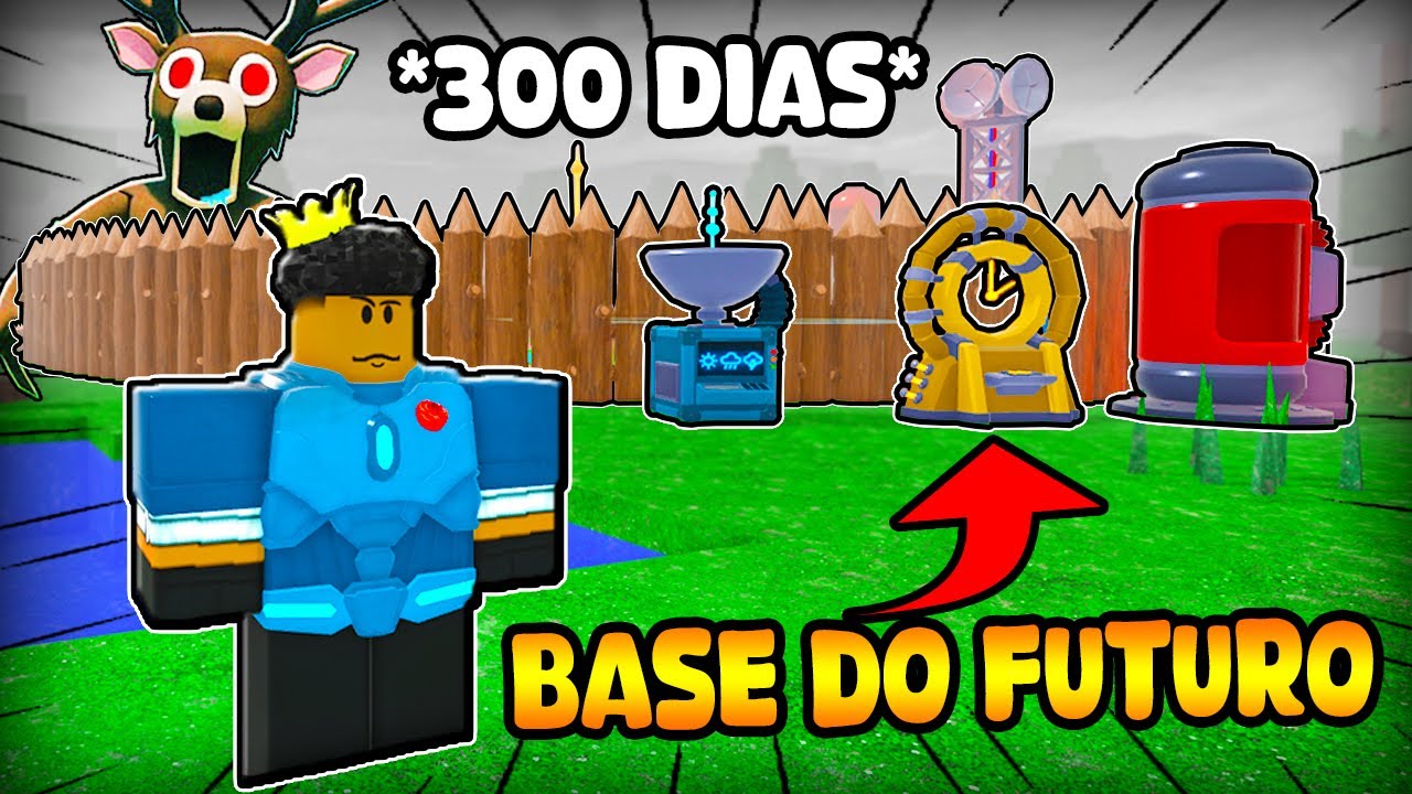 CRIEI A BASE DO FUTURO COM TODAS TECNOLOGIAS EM 300 DIAS NO 99 NIGHTS IN THE FOREST!!!!