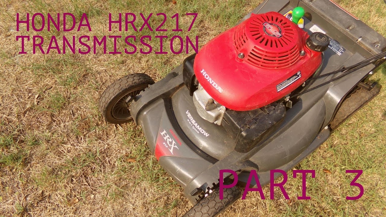 Honda HRX217 TDA Transmission Removal / Installation Part 3