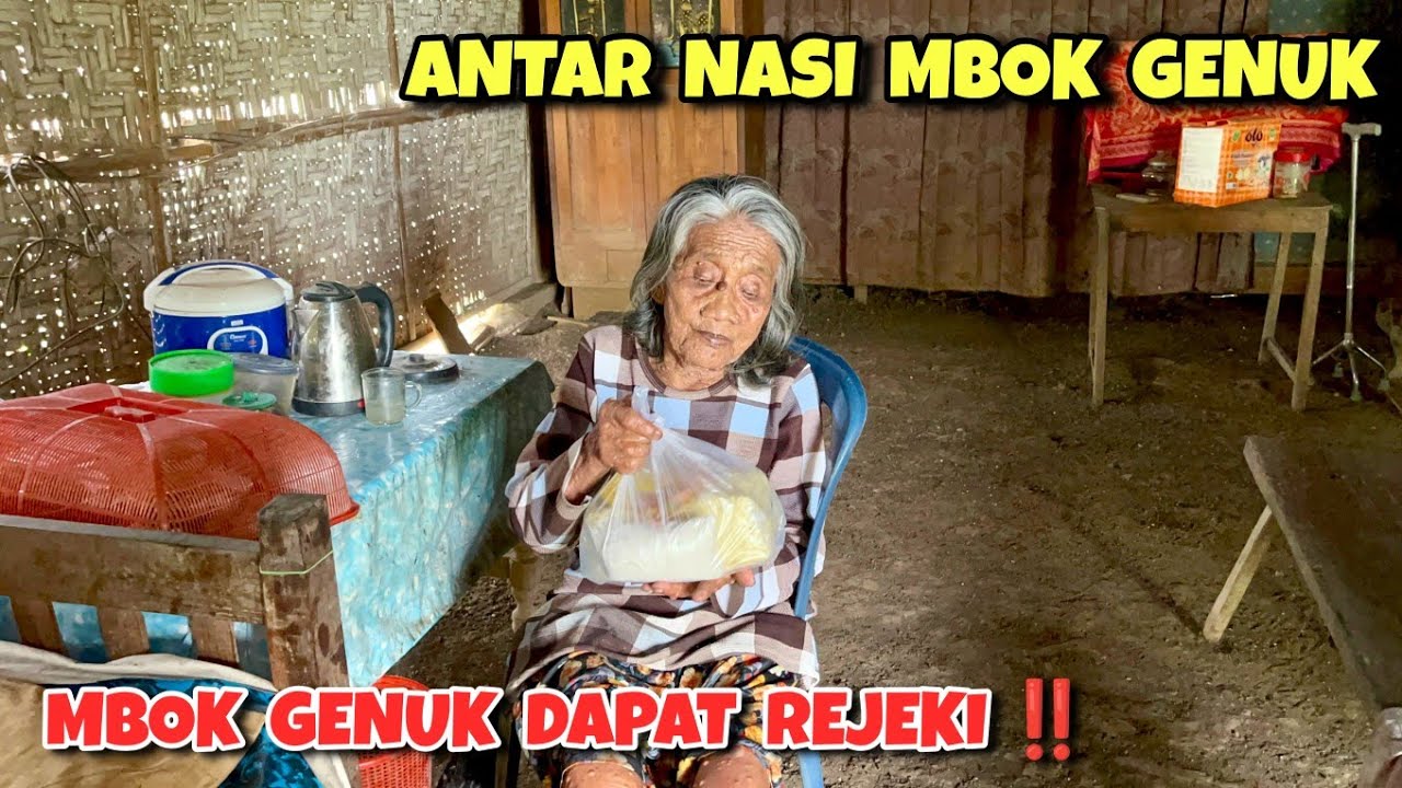 Antar sarapan untuk Mbok Genuk ‼️ Sodakoh makanan untuk nenek