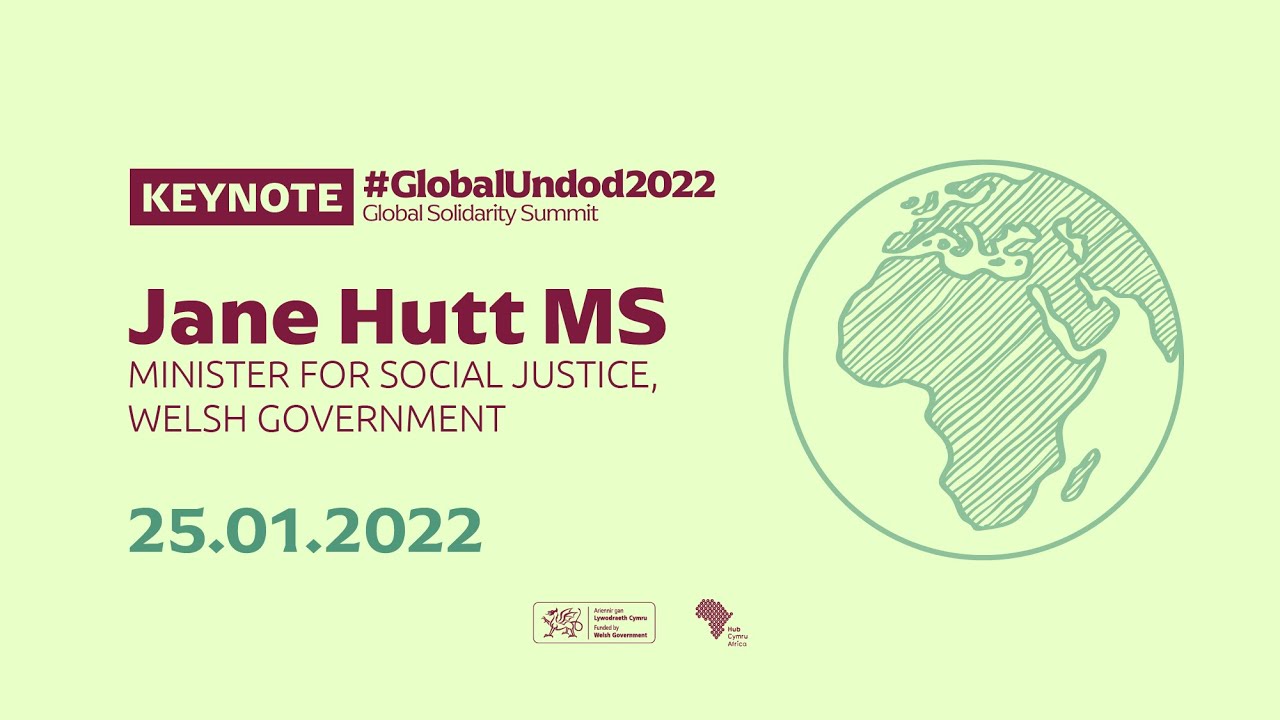 Keynote Address | Jane Hutt MS, Minister for Social Justice | #GlobalUndod2022