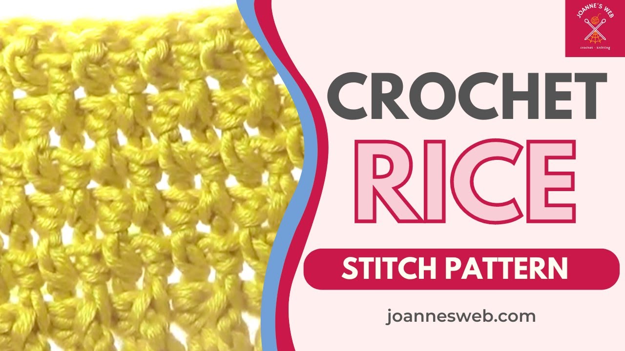 Crochet Rice Stitch