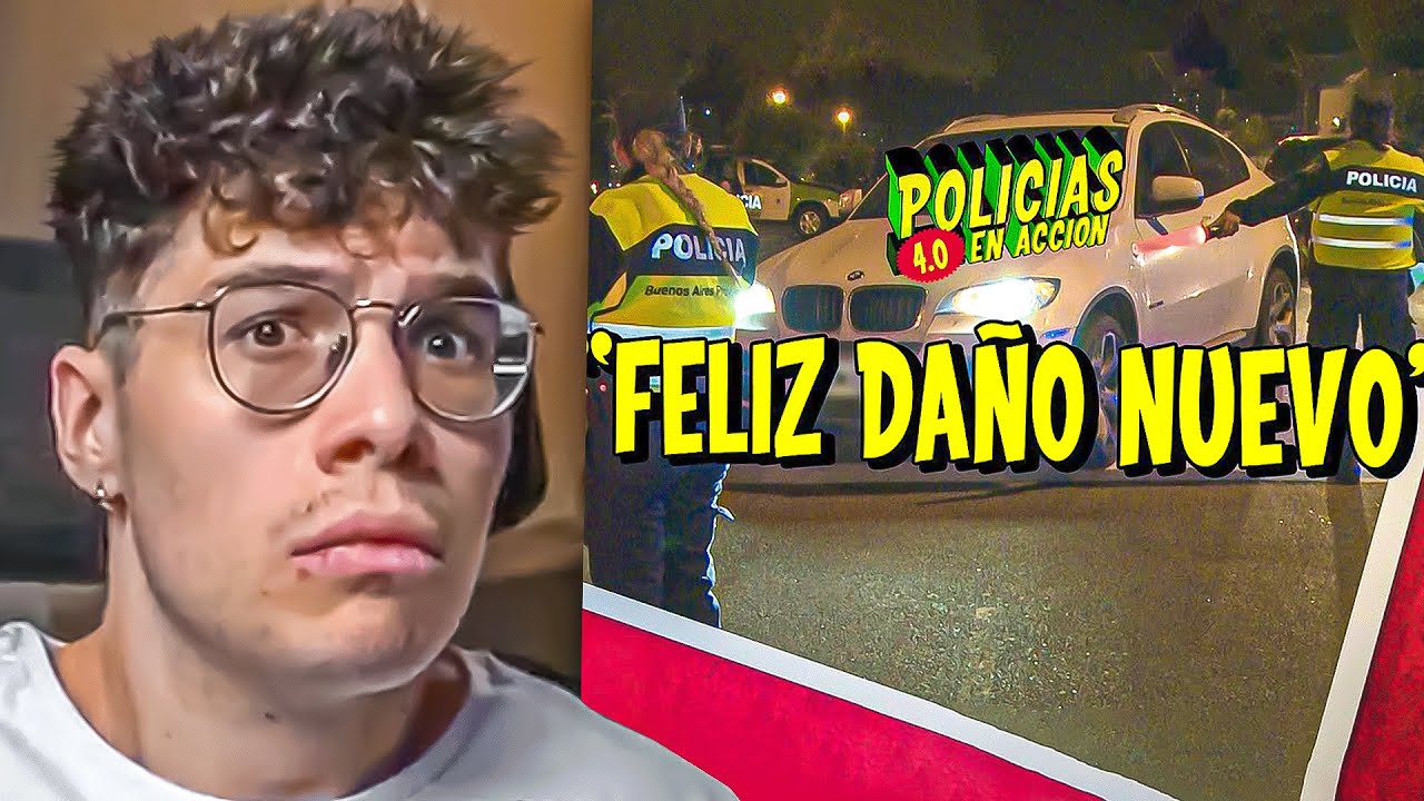 UNICORNIO Reacciona a Policias En Accion - Año Nuevo