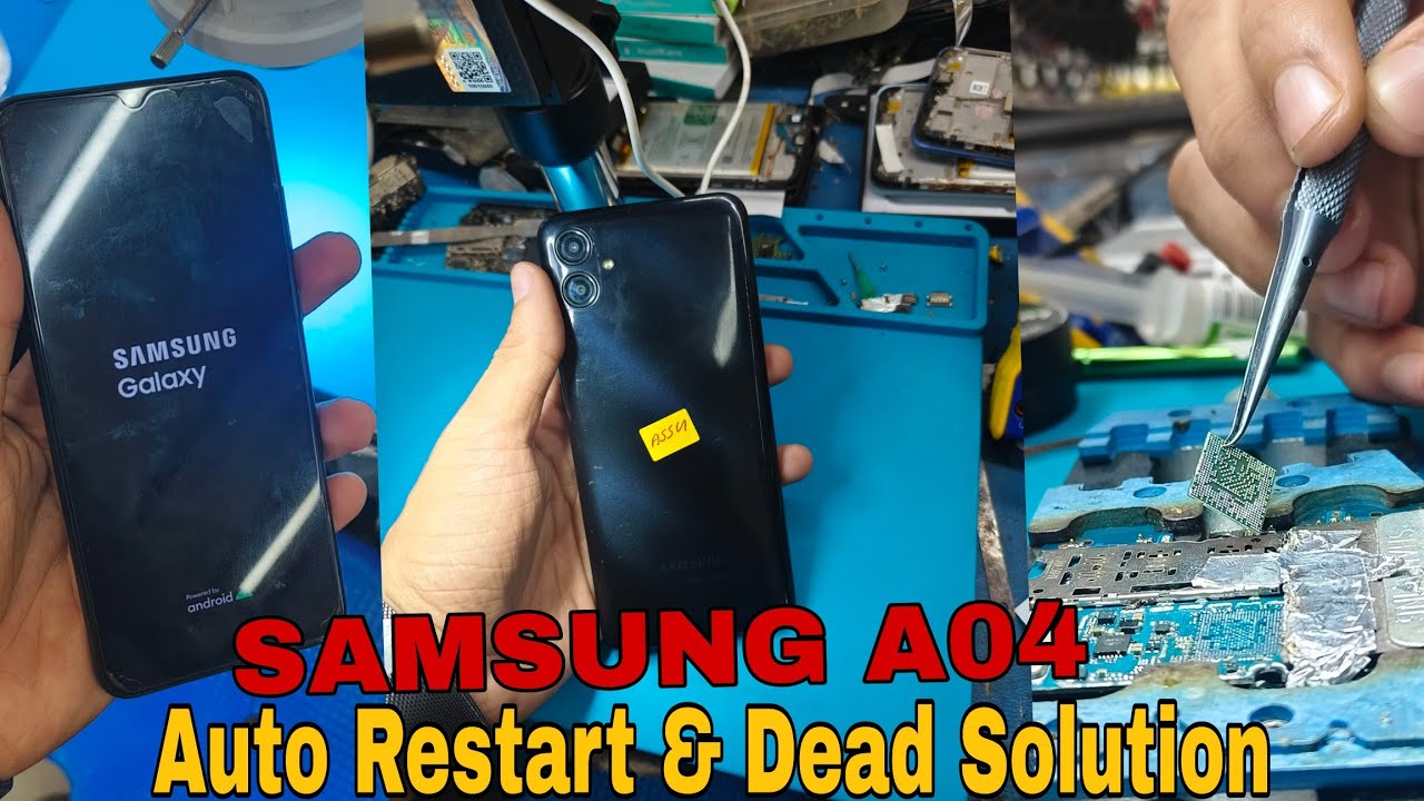 Samsung A04 Auto Restart & Dead Solution | Full Hardware Repair Guide