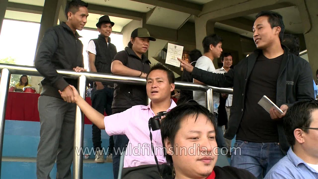 Excited audience at the 6th North East Tamchon Football Trophy opening!