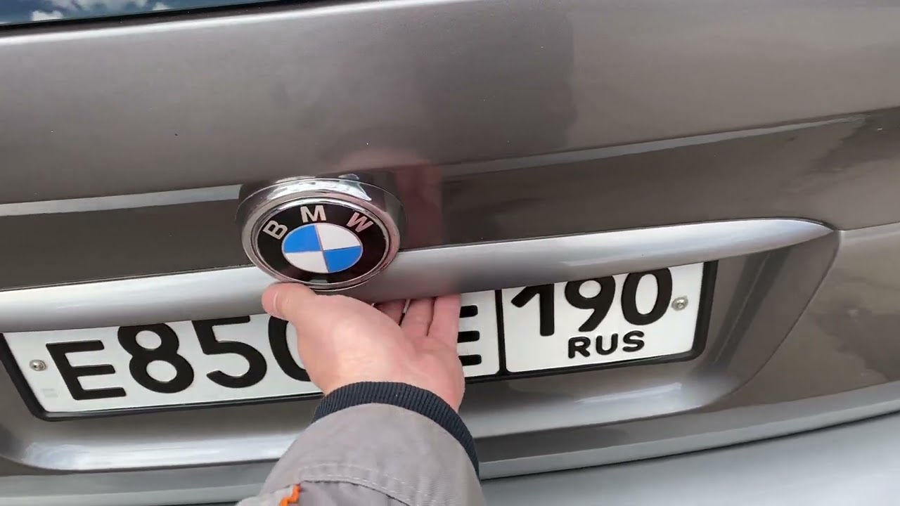 Регулировка зазоров крышки багажника BMW E53
