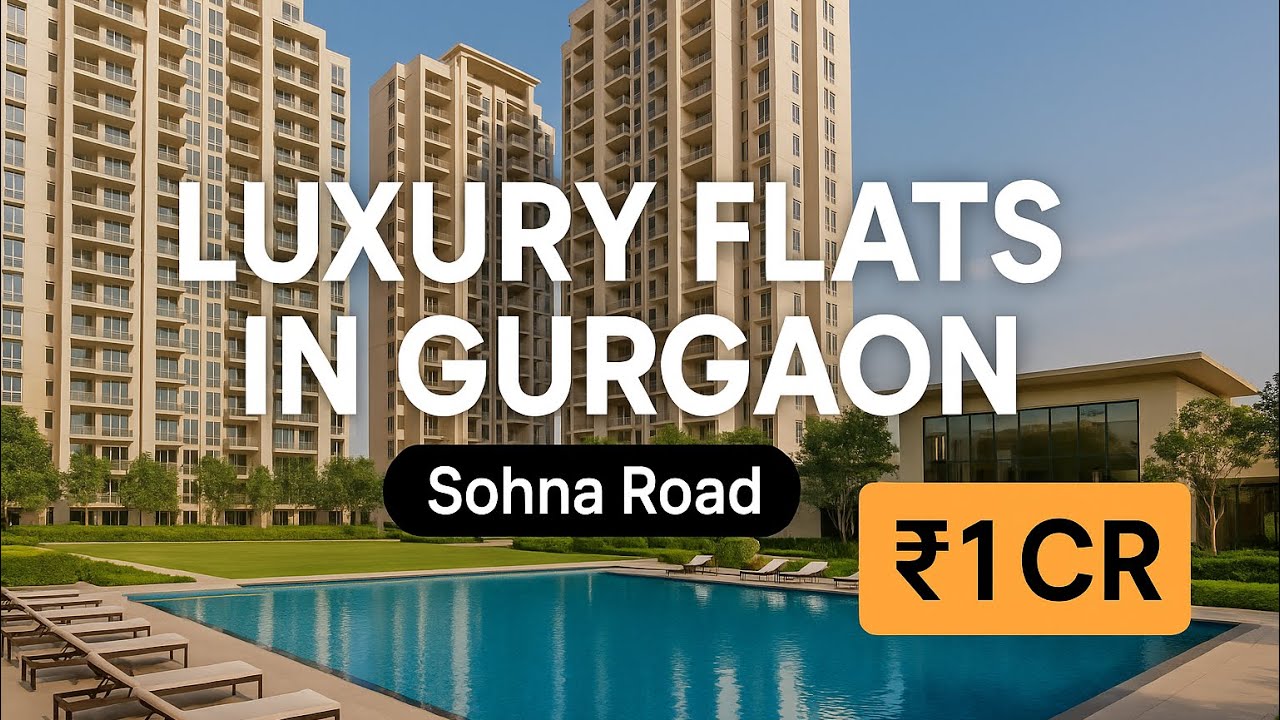 Luxury Flats in Gurgaon 🏡 | Ready to Move Homes Under ₹1 Crore | Sector Gurgaon Sohna Road Tour 🚀
