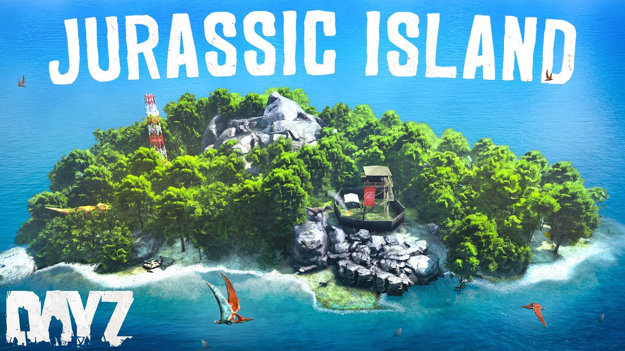 Stranded on a Jurassic Island in DayZ: Surviving with Nothing...
