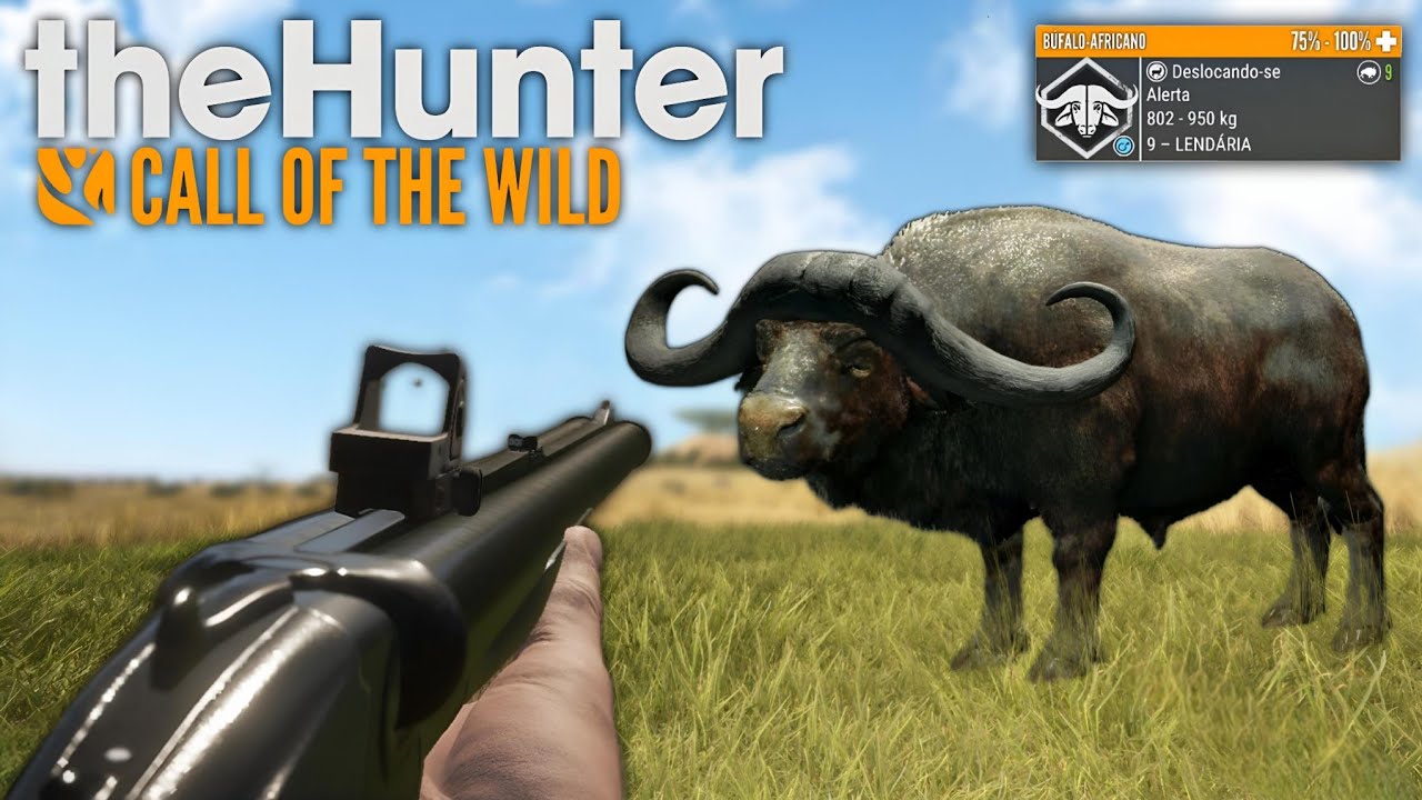 ENCONTREI O PRIMEIRO BÚFALO AFRICANO LENDÁRIO NA SAVANA - The Hunter Call Of The Wild