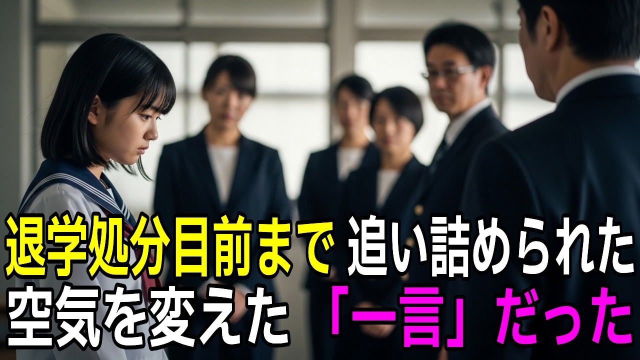 「この子が命の恩人です」退学処分目前の少女を前に、空気が変わった「たった一言」