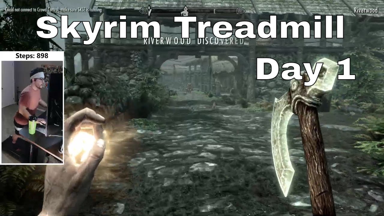 Fine, I'll beat Skyrim with my Treadmill..