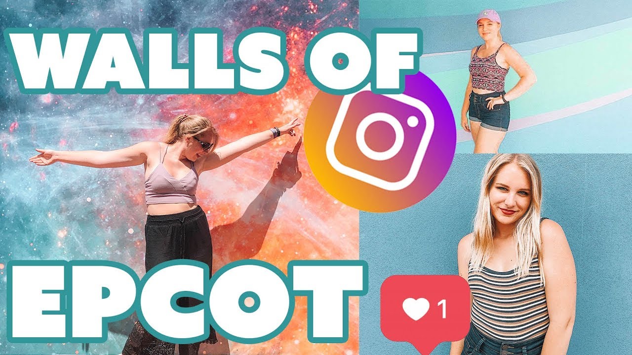 DISNEY INSTAGRAM WALLS: EPCOT