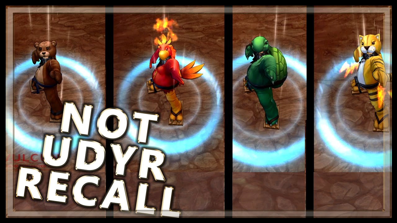 Recall of Definitely Not Udyr Skin - League of Legends
