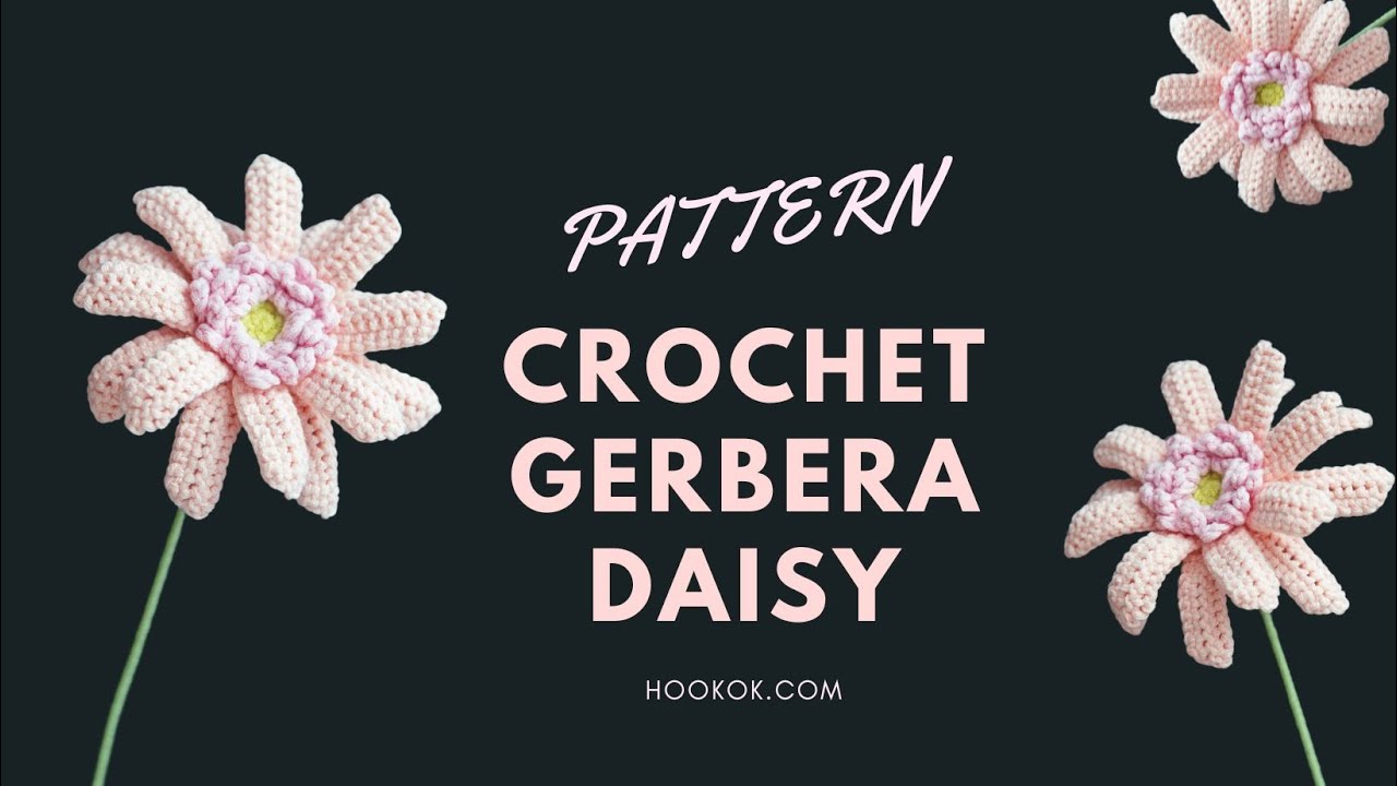 Crochet Gerbera Daisy