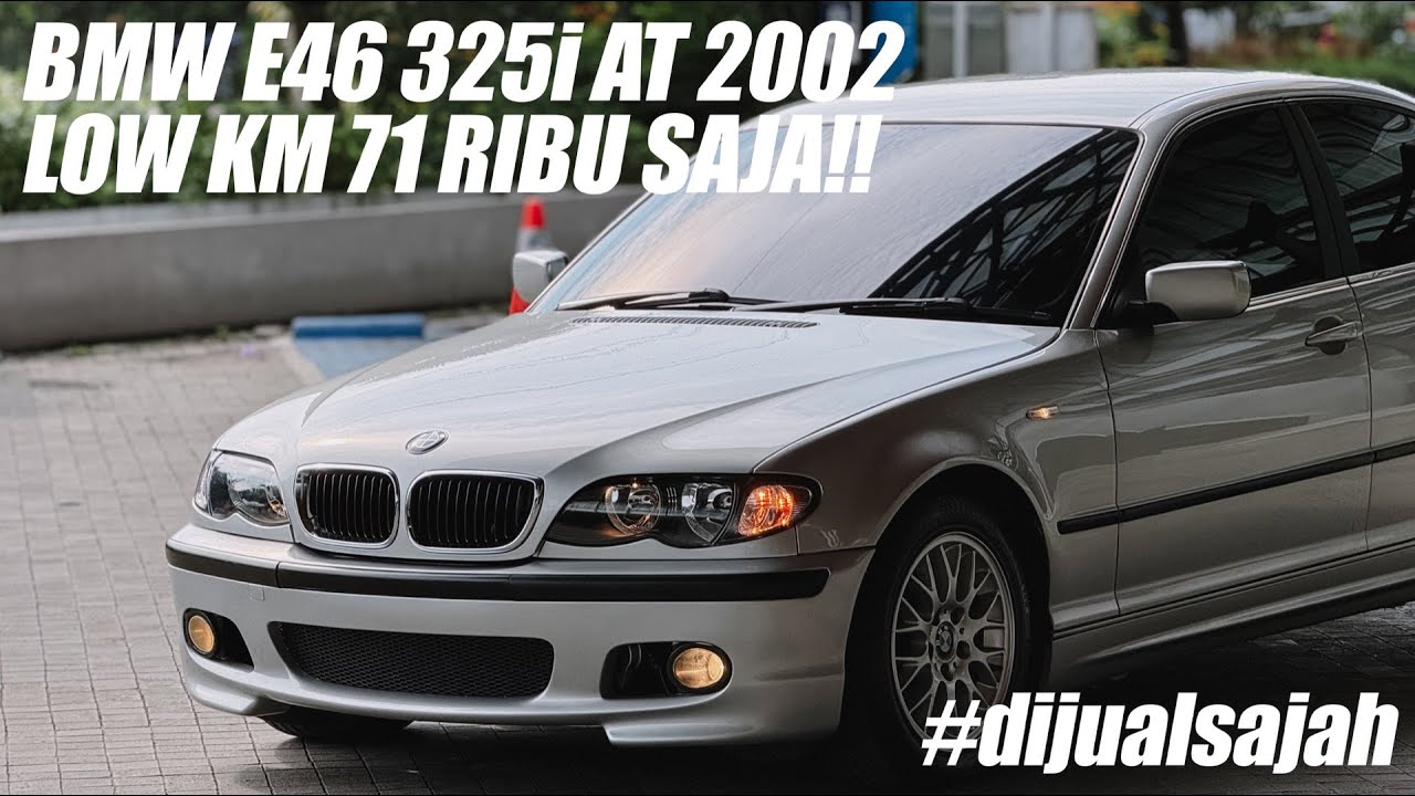 PALING DI CARI E46 325i KM 71 RIBU TITANIUM SILVER DAKOTA GREY LEATHER M54B25 ENGINE #dijualsajah