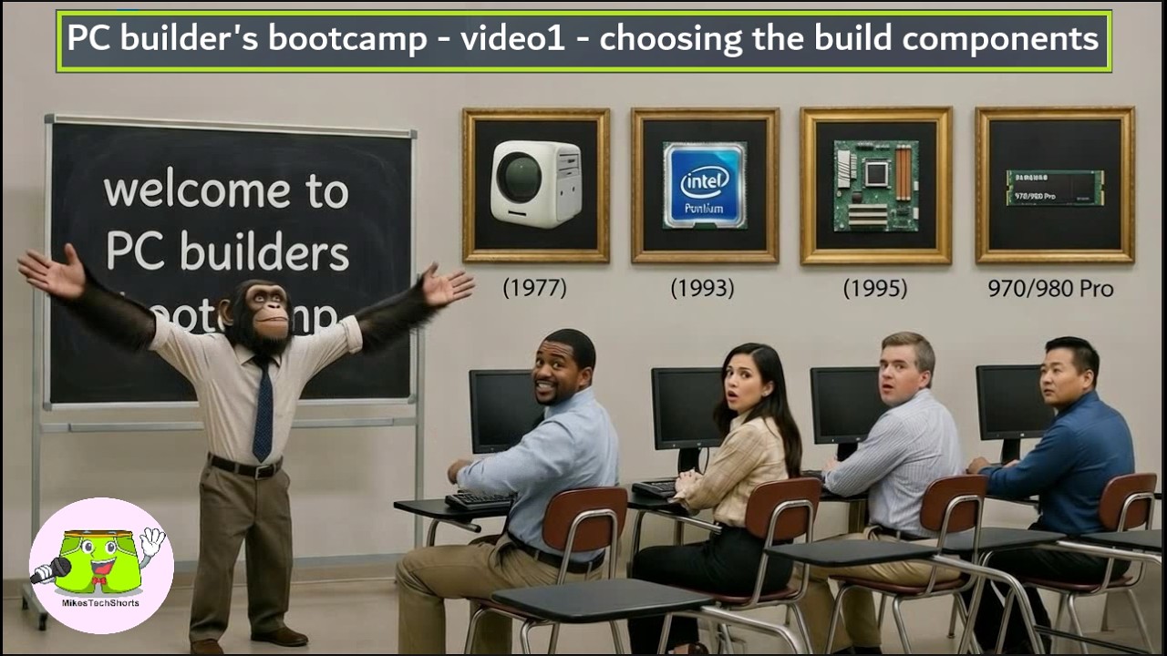 PC builders bootcamp - choose your components - video 1 of a series