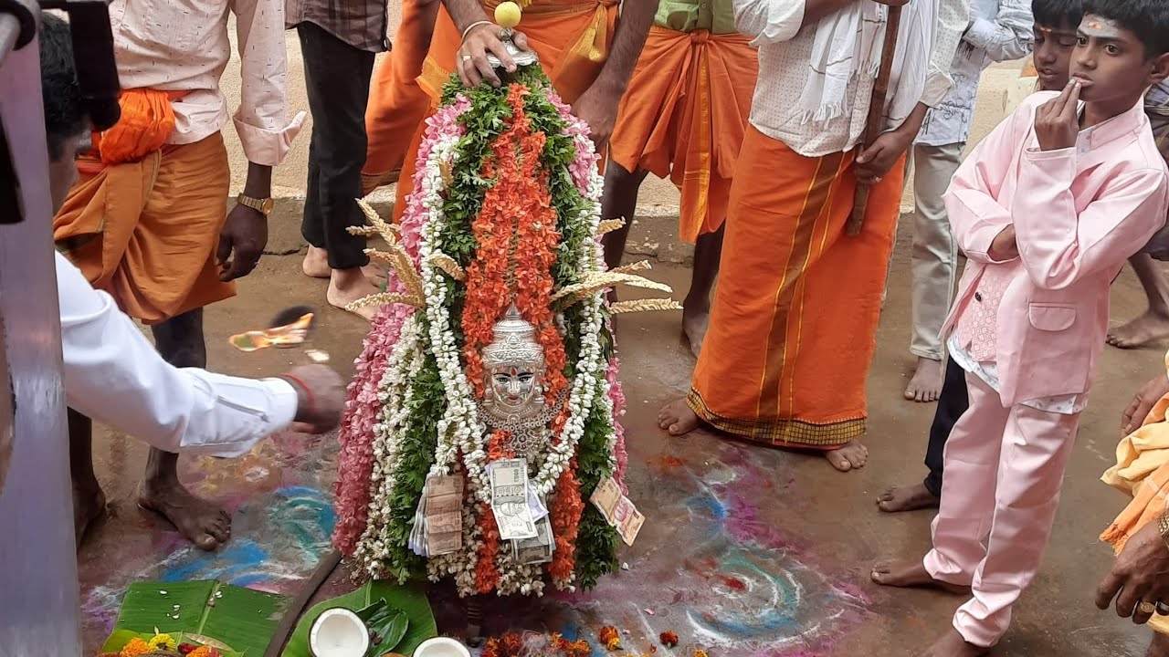 செல்வமுத்து மாரியம்மன் திருவிழா ரங்கசமுத்திரம் ஜவ்வாது மலை