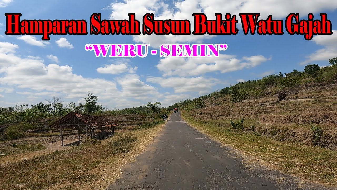 Jalan Menuju Watu Gajah Weru Sukoharjo