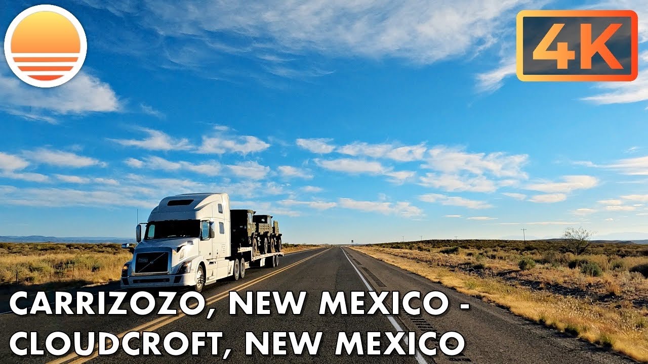 Carrizoso, New Mexico to Cloudcroft, New Mexico!  Drive with me!