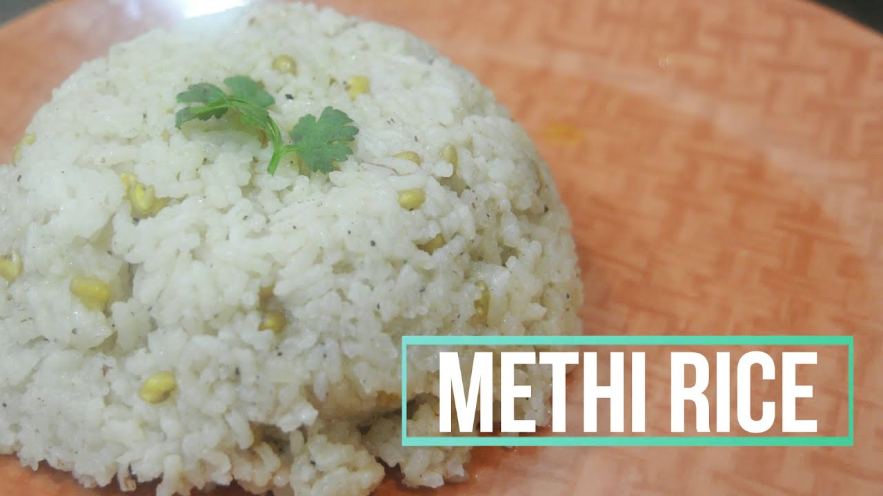Methi Rice Recipe | Fenugreek Rice | Lunchbox Recipe | Fenugreek Seed Recipe (Iron-Rich Recipe)