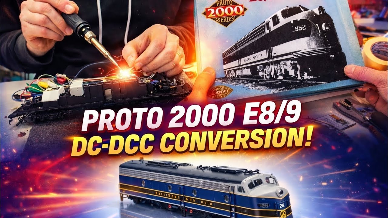 PROTO 2000 E8/9 DC-DCC CONVERSION