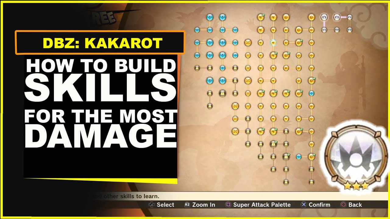 Dragon Ball Z Kakarot - How Super Attack Skill Trees Work