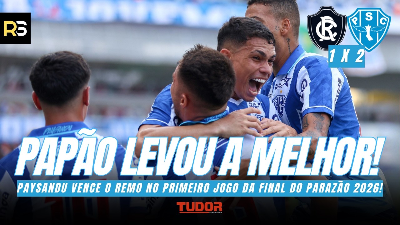 🚨🏆 DEU PAPÃO! Paysandu vence o Remo no primeiro jogo da final do Parazão 2026! A FESTA DAS TORCIDAS!