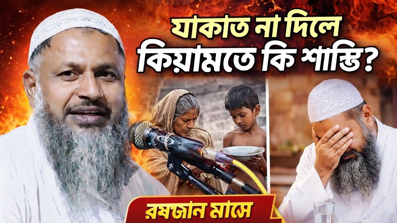 যাকাত না দিলে কিয়ামতে কি শাস্তি? হৃদয় কাঁপানো আলোচনা।Noor Mohammad Khatir. মাওঃ নুর মোহাম্মদ খাতির