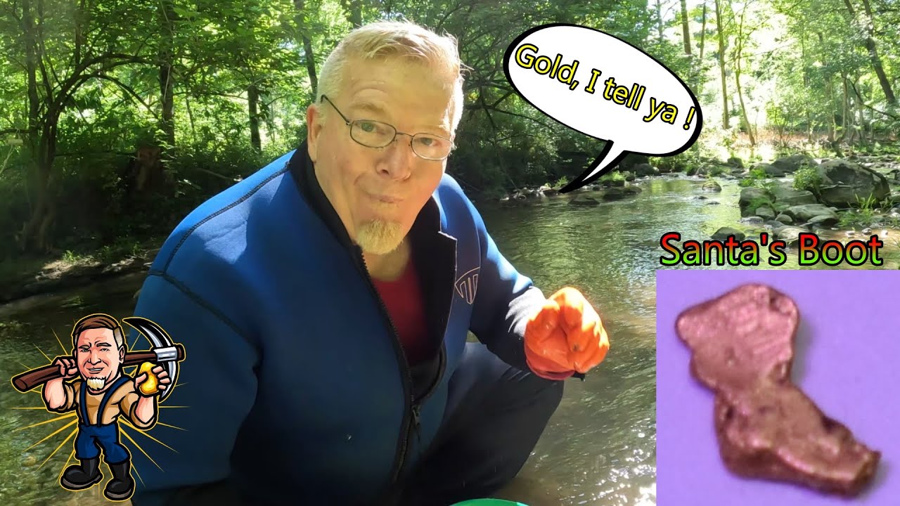 Finding Indiana Glacial Gold By Cracking Bedrock in River Bottom Crevices